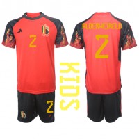 Belgia Toby Alderweireld #2 Fotballklær Hjemmedraktsett Barn VM 2022 Kortermet (+ korte bukser)